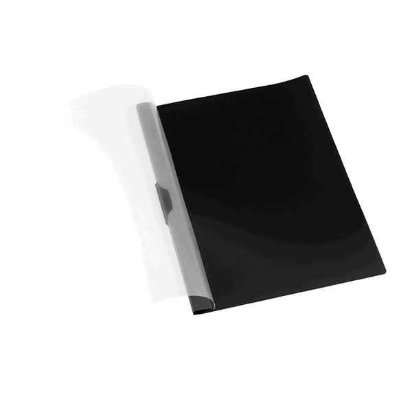 Deli E38964 View Report A4 File with Metal Clip - Black (pc)